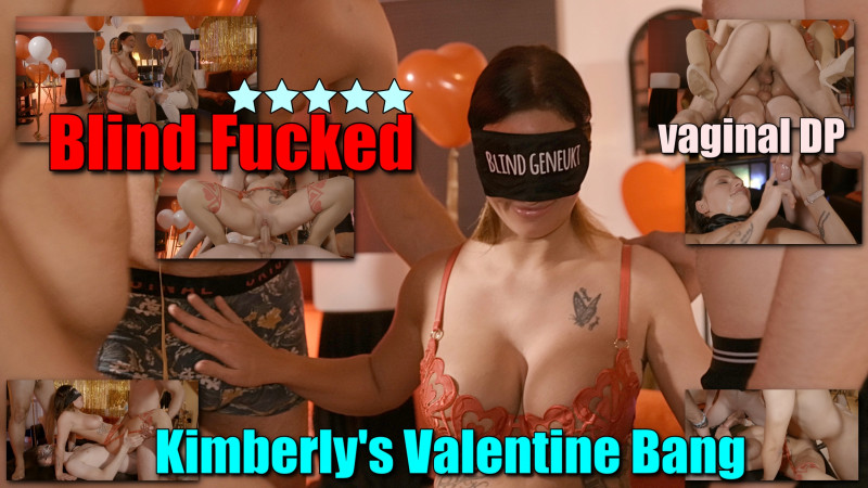 Blind Geneukt! Kimberly's DP Valentijn Bang