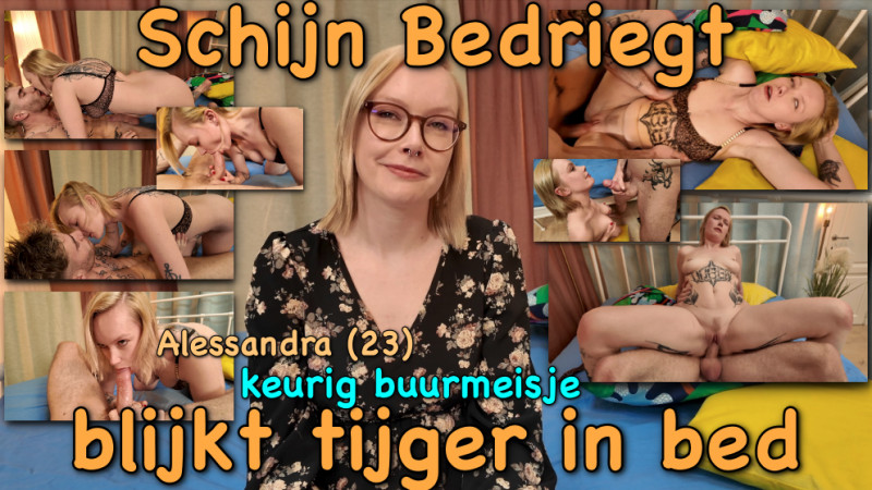 Alessandra (23): keurig buurmeisje blijkt beest in bed