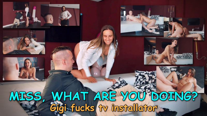 Juffrouw wat doet u nou? O, o, o, die Gigi toch...